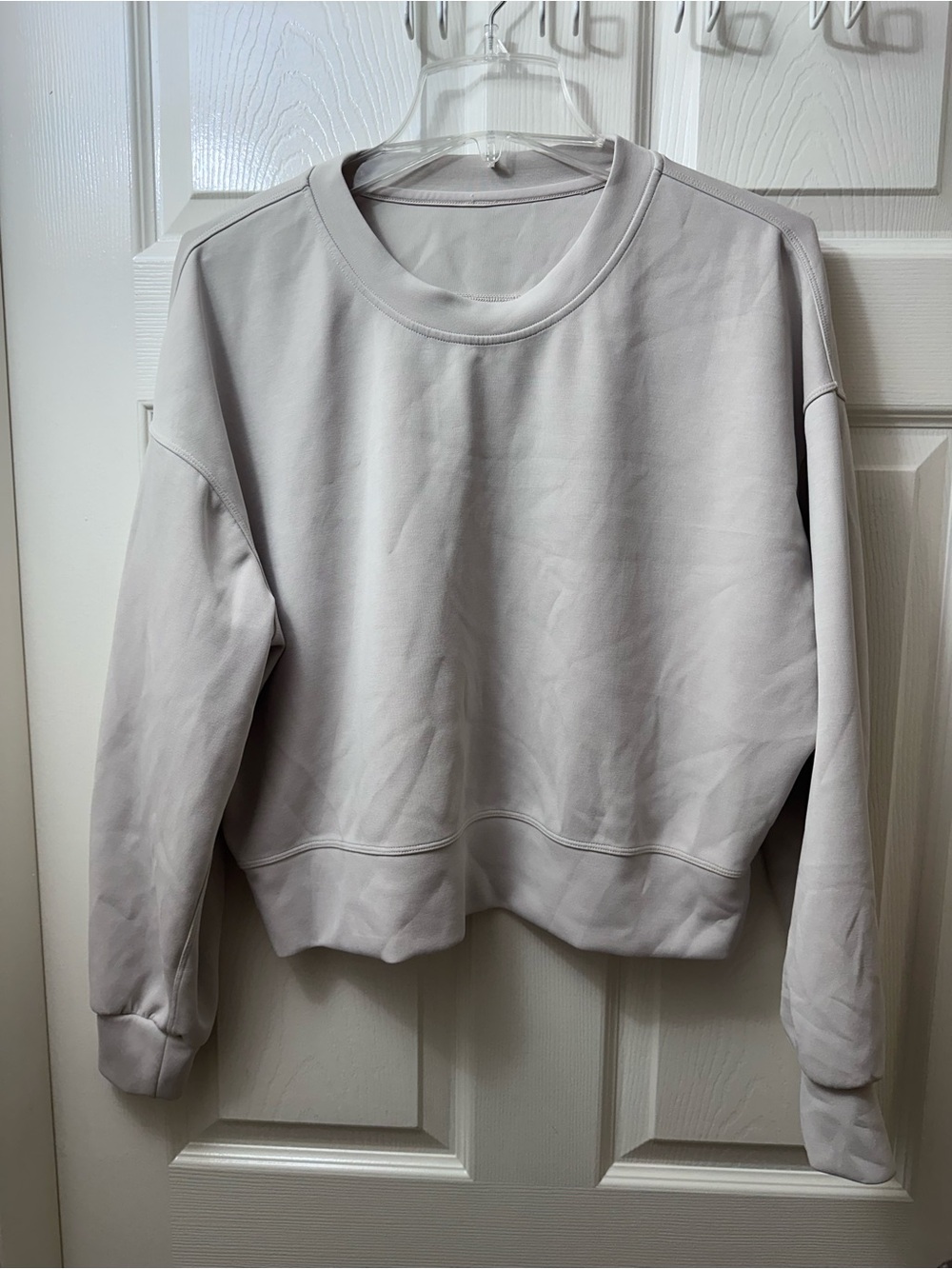 Lululemon Softstreme Perfectly Oversized Cropped Crew Size 6